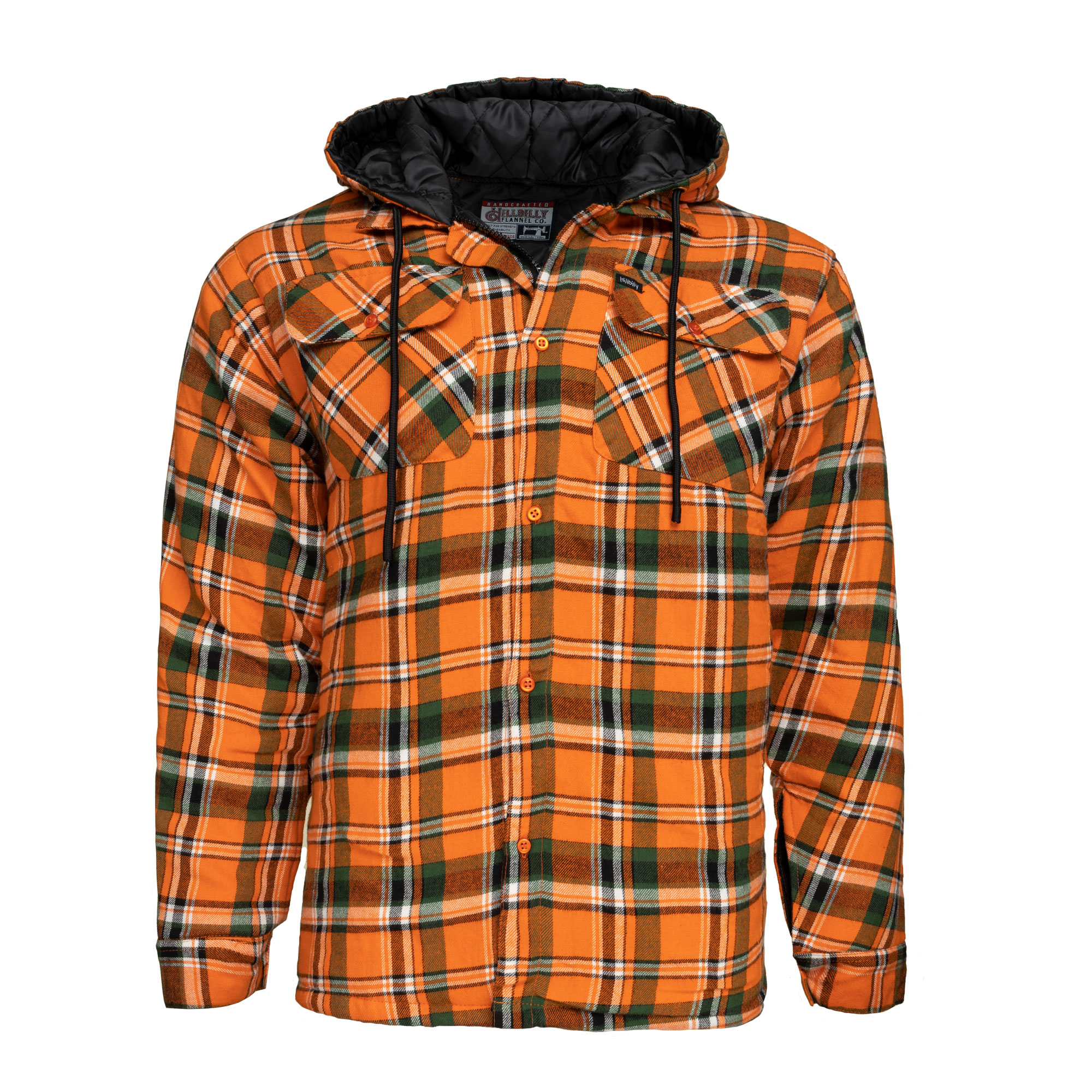 Explorer Hooded Jacket in Orange -