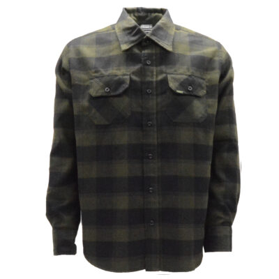 Sundown Heavyweight Flannel in Green/Black
