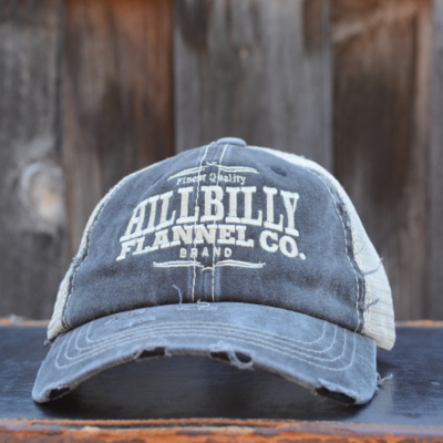 Distressed Black Dad Cap