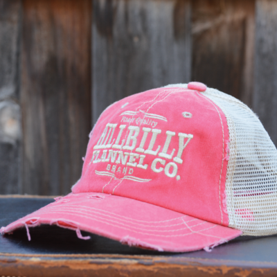 Distressed Dad Cap in Pink