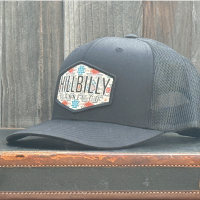 Old West Black Trucker Cap
