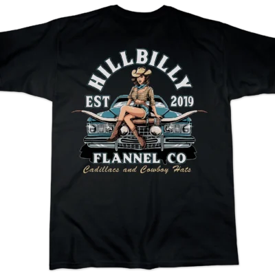 Cadillac's & Cowboy Hats Tee